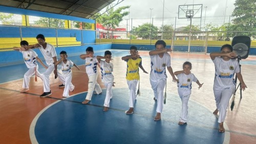 ESPORTE E LAZER: Capoeira transforma vidas de crianças e jovens do programa Talentos do Futuro
