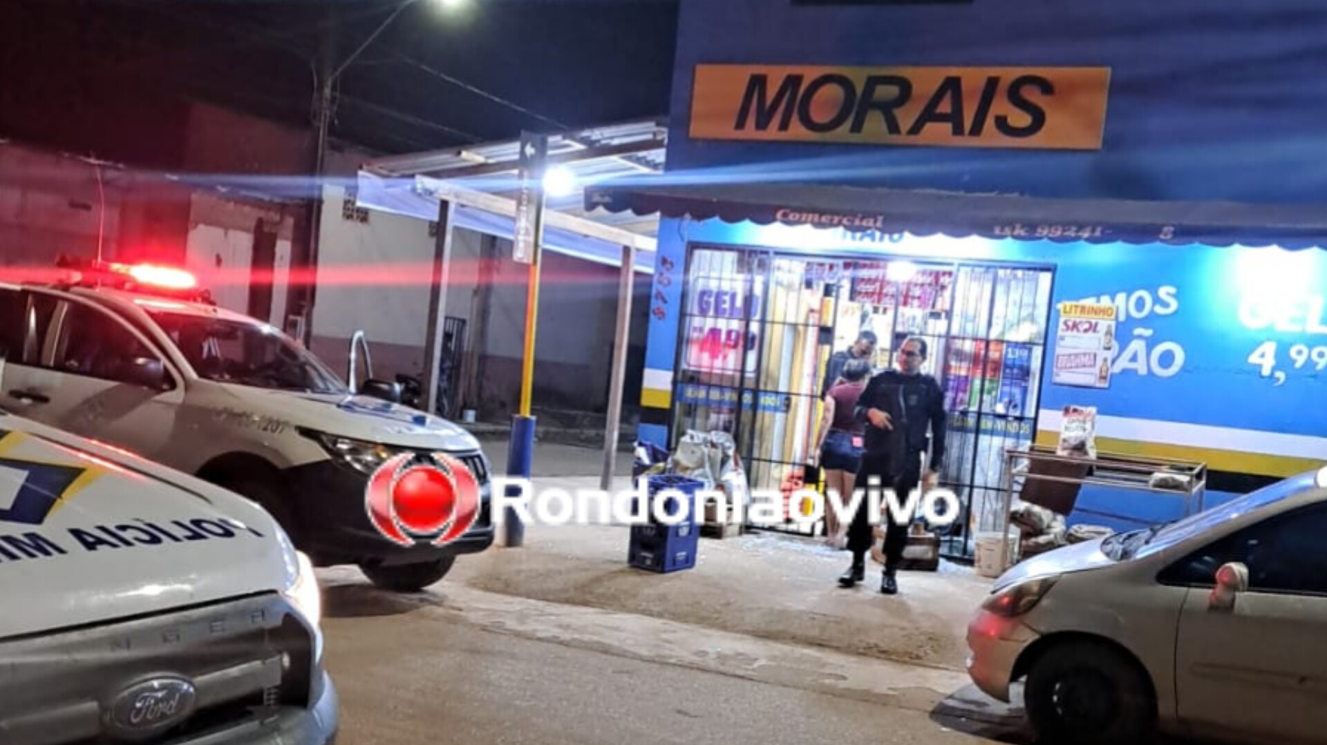 URGENTE: Comerciante é atacado a tiros na zona Leste 