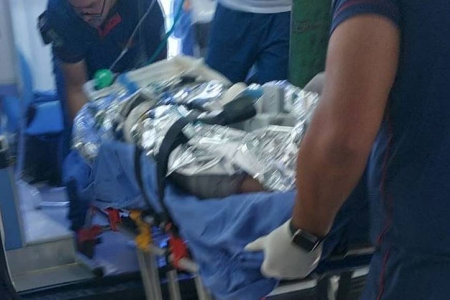 EXPLOSÃO: Rapaz de 20 anos é transferido para Vilhena com queimaduras em 70% do corpo